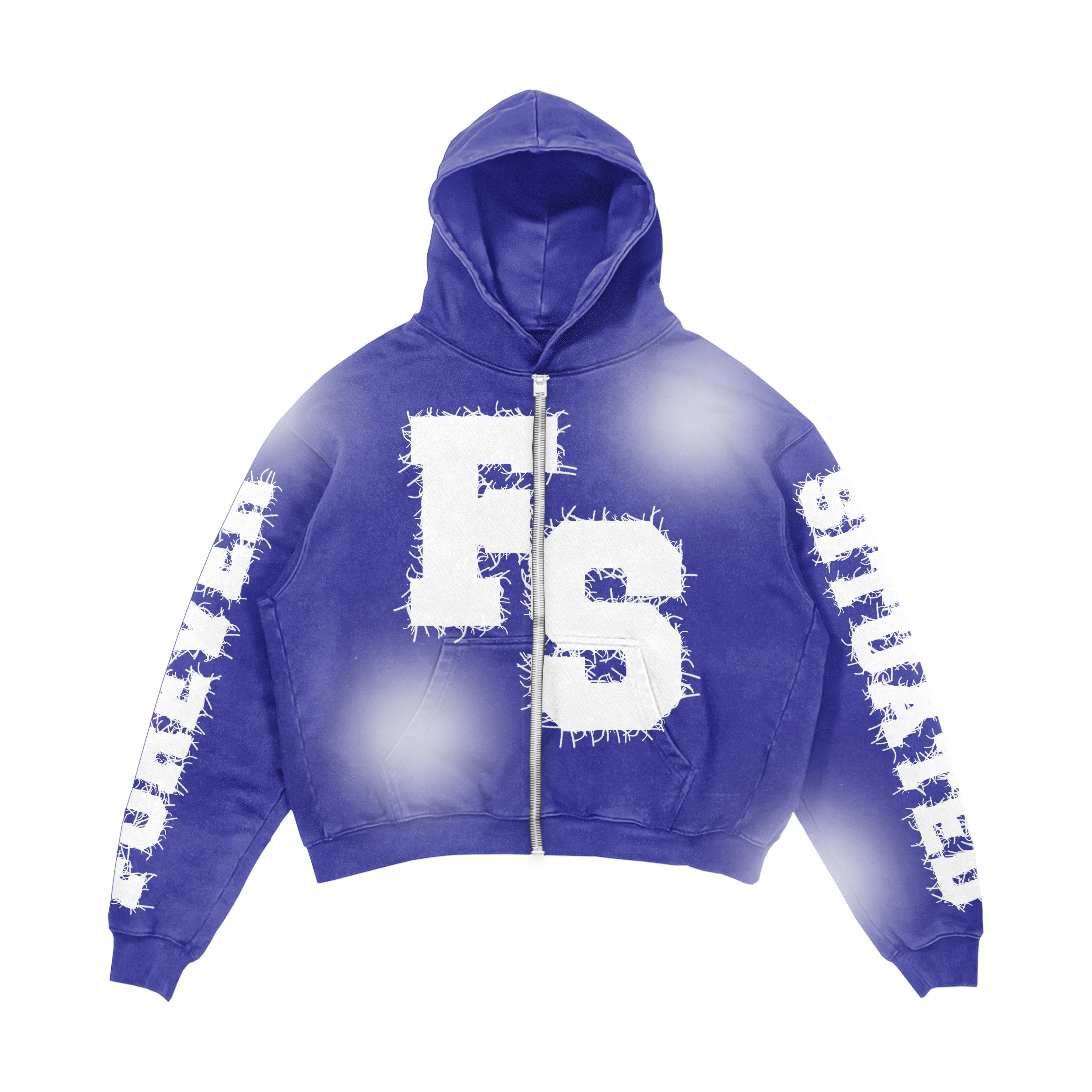 Forever situated royal blue zip up sweatsuit
